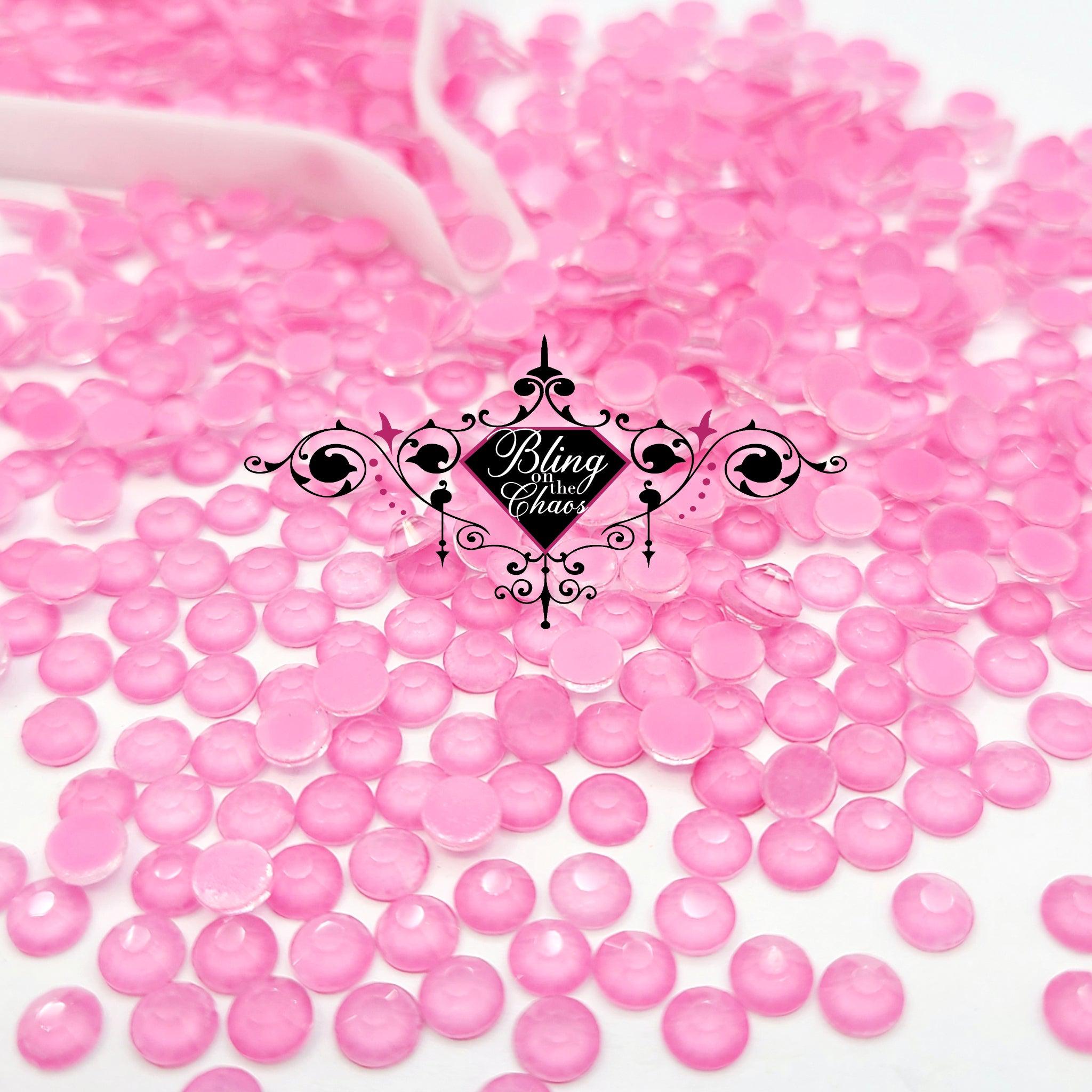 Frosted Light Rose Mocha Rhinestone – Bling on the Chaos