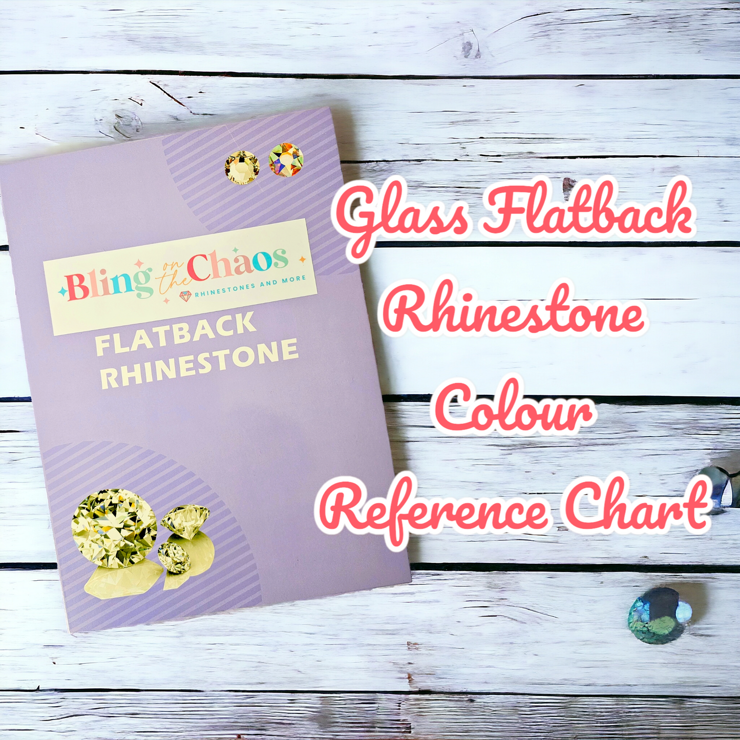 Glass Rhinestone Colour Chart-Bling on the Chaos