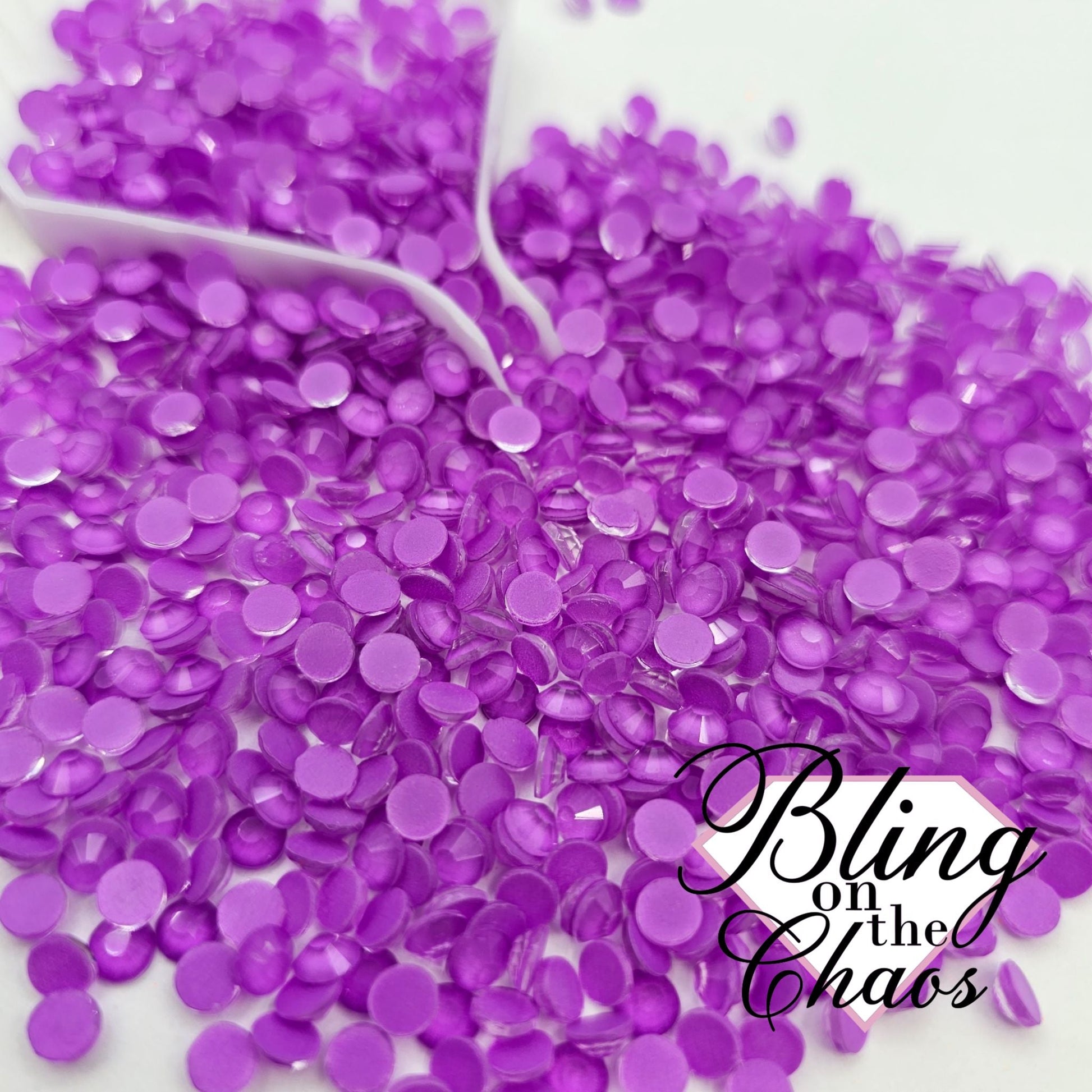 Glow Bright Purple Amethyst Rhinestone – Bling on the Chaos