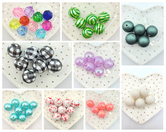 Grab Bag Bubble Gum Bead Pack-Bling on the Chaos