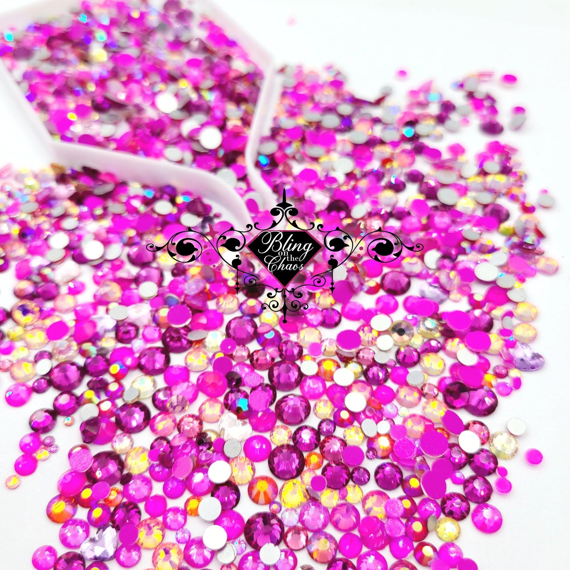 Hugs & Kisses Specialty Mix-Glass Rhinestones-Bling on the Chaos