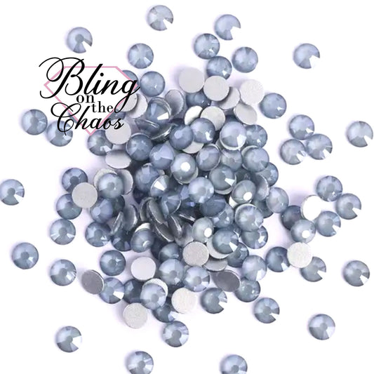 Light Grey Mocha Rhinestone-Glass Rhinestones-Bling on the Chaos