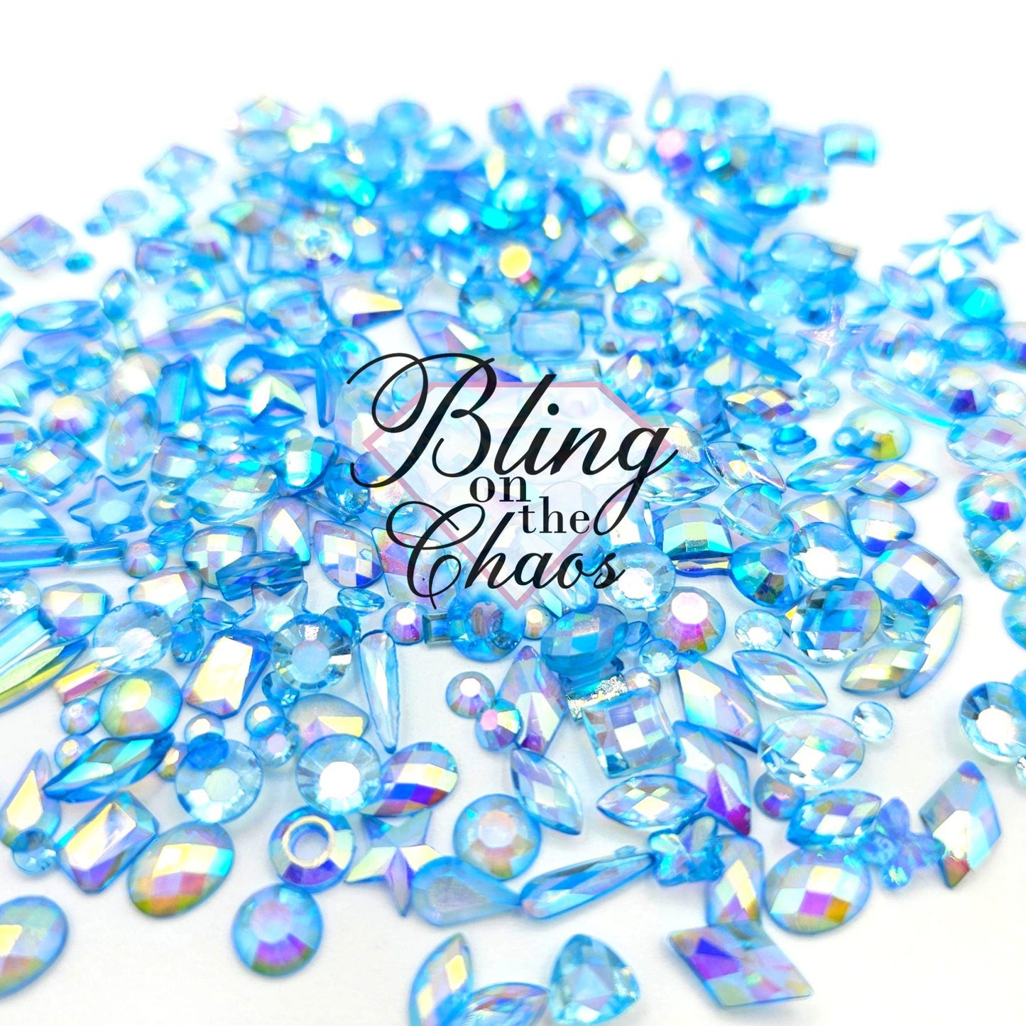 Light Sapphire Transparent Resin AB Assorted Shapes – Bling on the Chaos