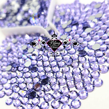 Light Violet Rhinestone-Glass Rhinestones-Bling on the Chaos