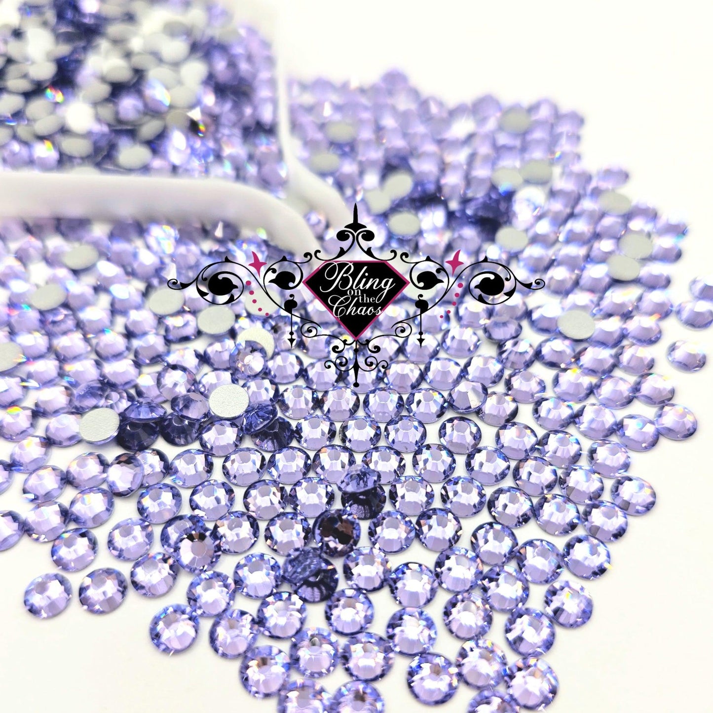 Light Violet Rhinestone-Glass Rhinestones-Bling on the Chaos