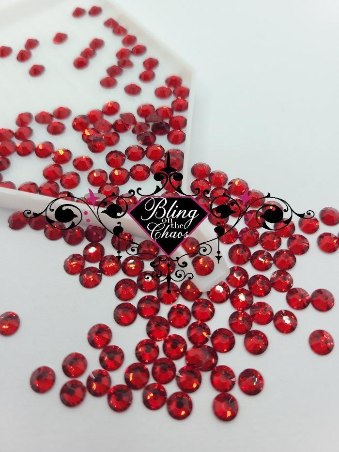 Medium Siam Rhinestone-Glass Rhinestones-Bling on the Chaos