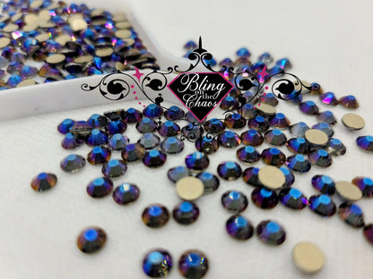 Midnight Blue Rhinestone-Glass Rhinestones-Bling on the Chaos