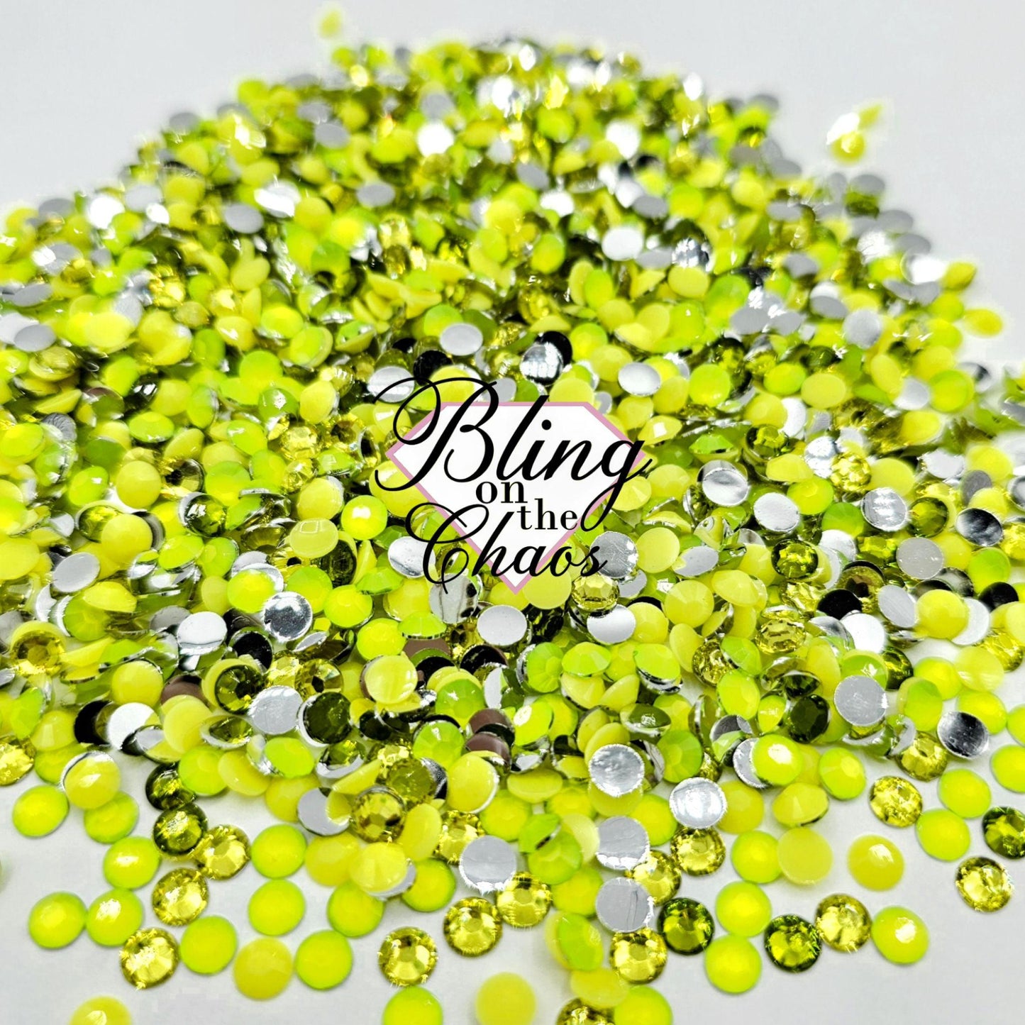 Monochrome Neon Resin Mix!-Bling on the Chaos