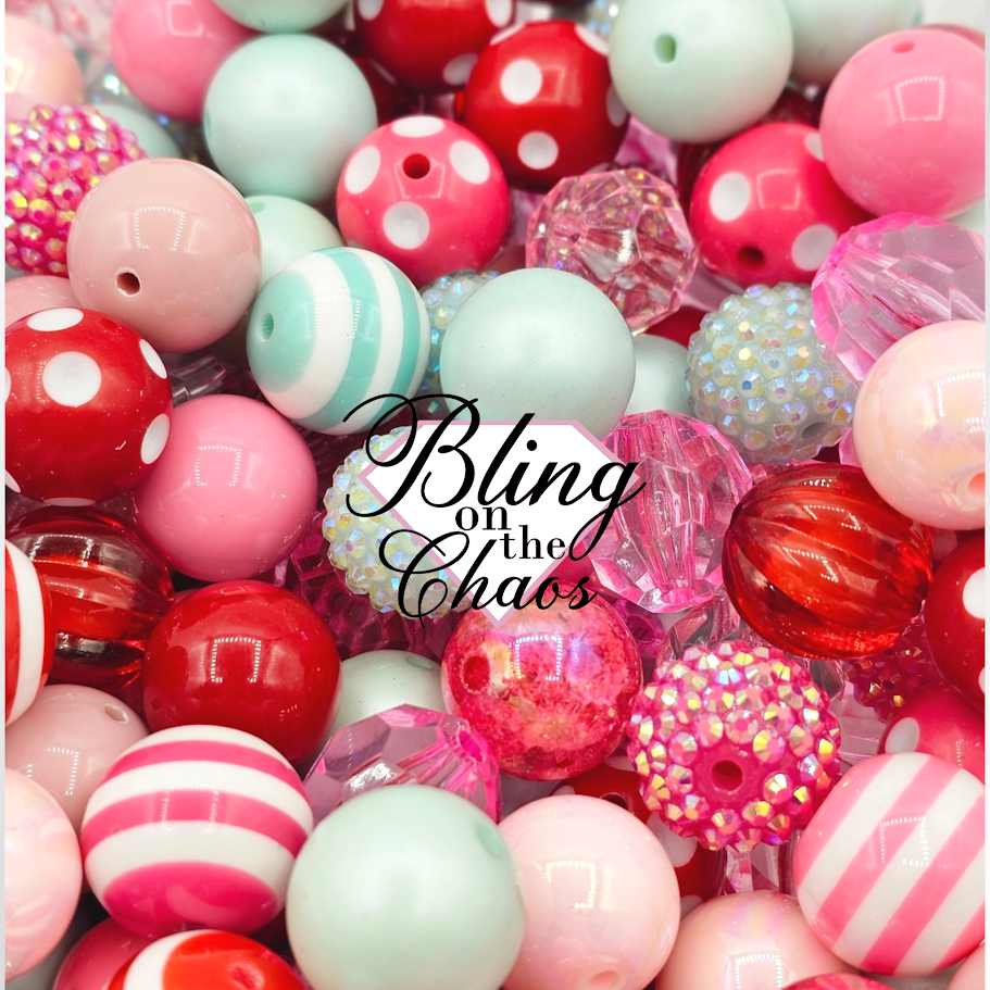 My Galentine Bubblegum 20mm-Bling on the Chaos