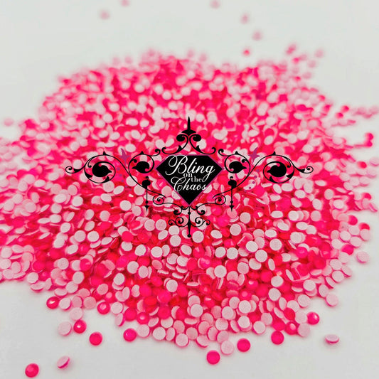 Neon Rose Hotfix Rhinestones-Bling on the Chaos