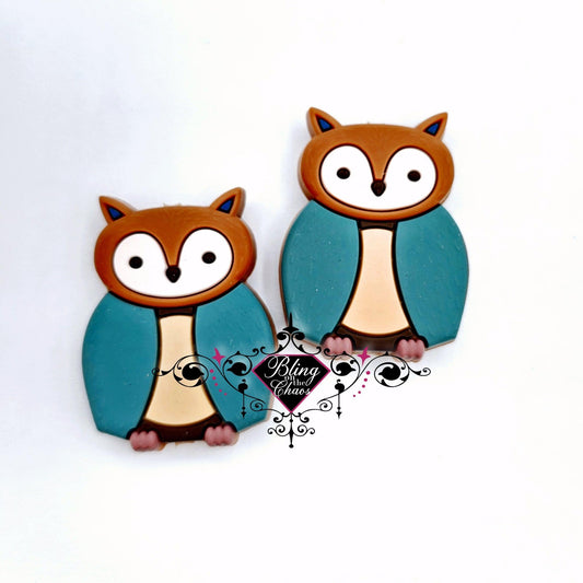 Owl Silicone Bead-Bling on the Chaos