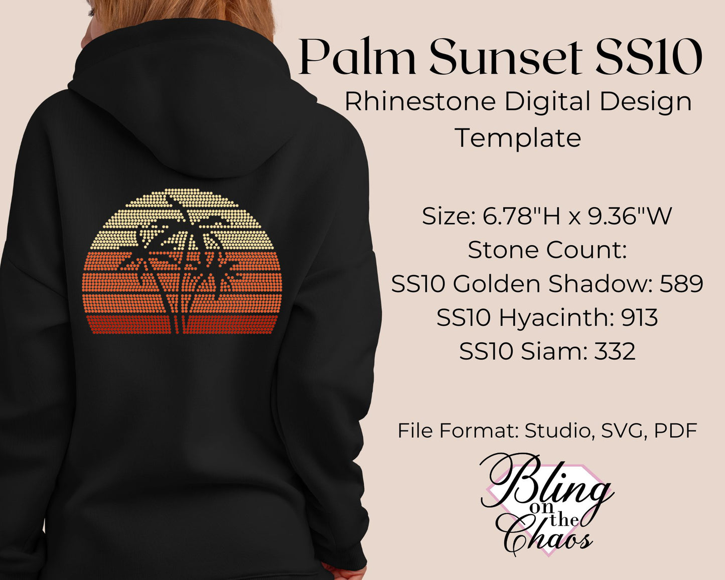 Palm Sunset SS10-Bling on the Chaos