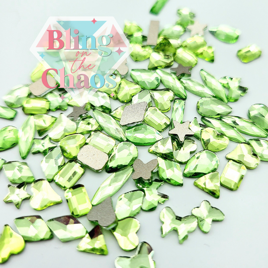 Peridot Assorted Shapes-Bling on the Chaos