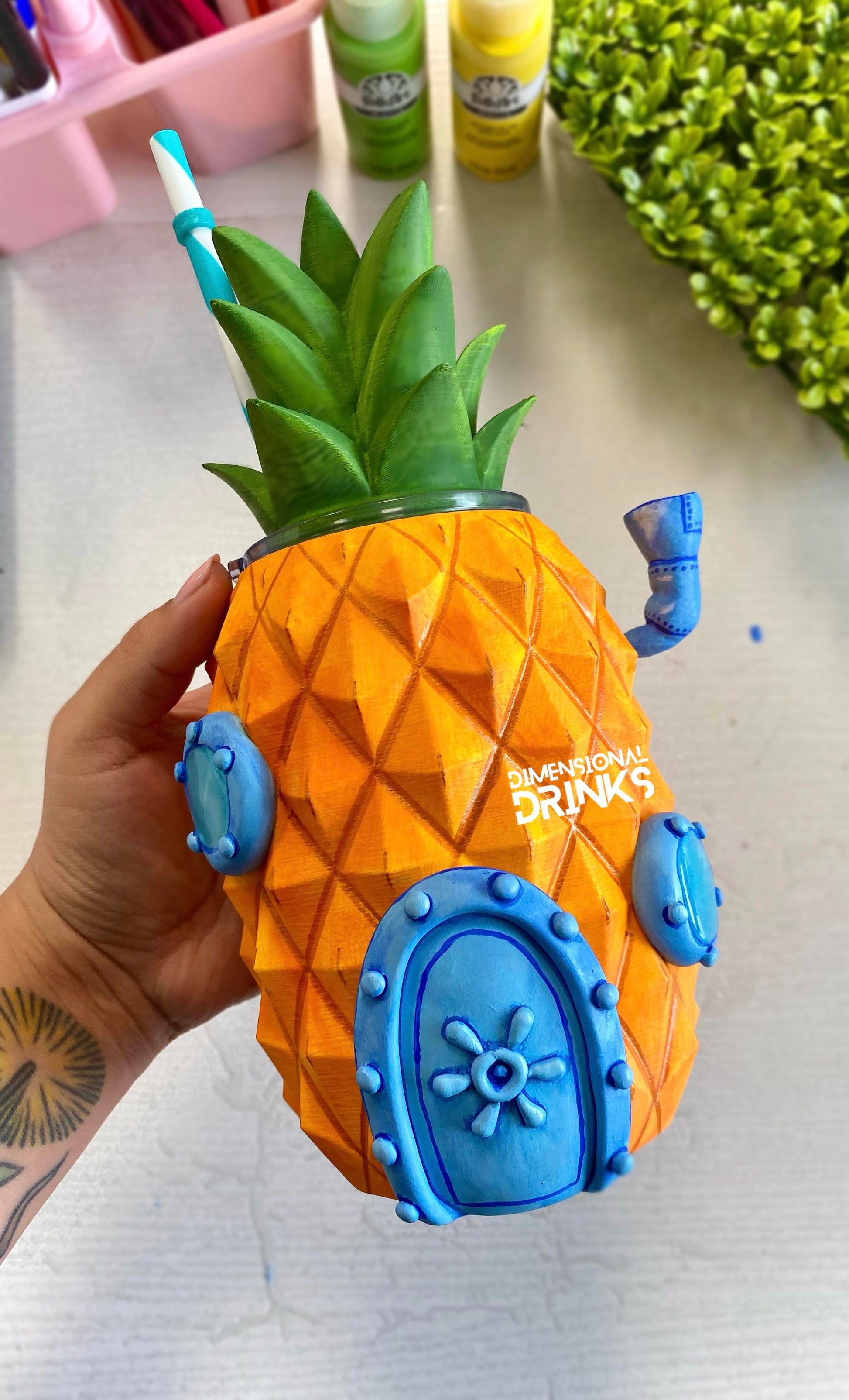 Pineapple With Topper Sleeve-Bling on the Chaos