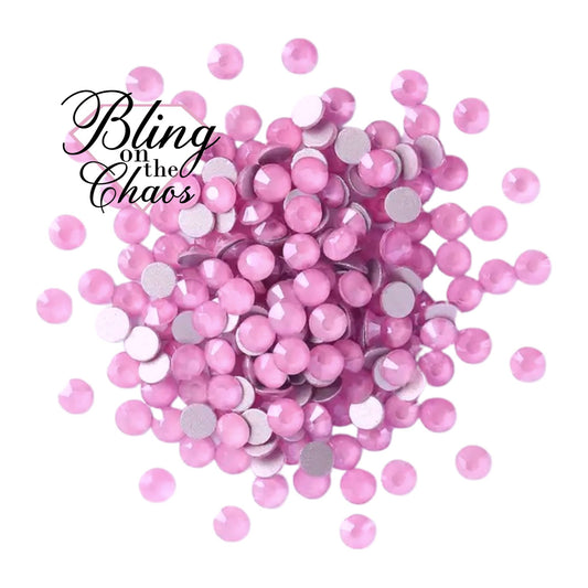 Pink Mocha Rhinestone-Glass Rhinestones-Bling on the Chaos