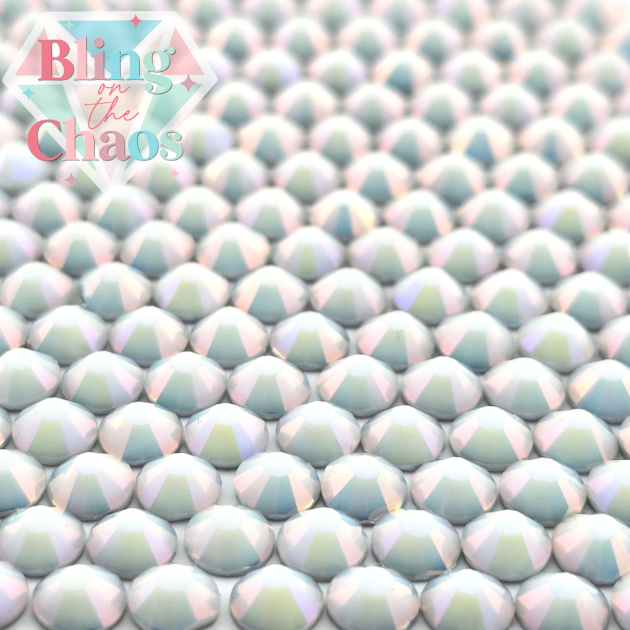 Mirage Solid White Rhinestone