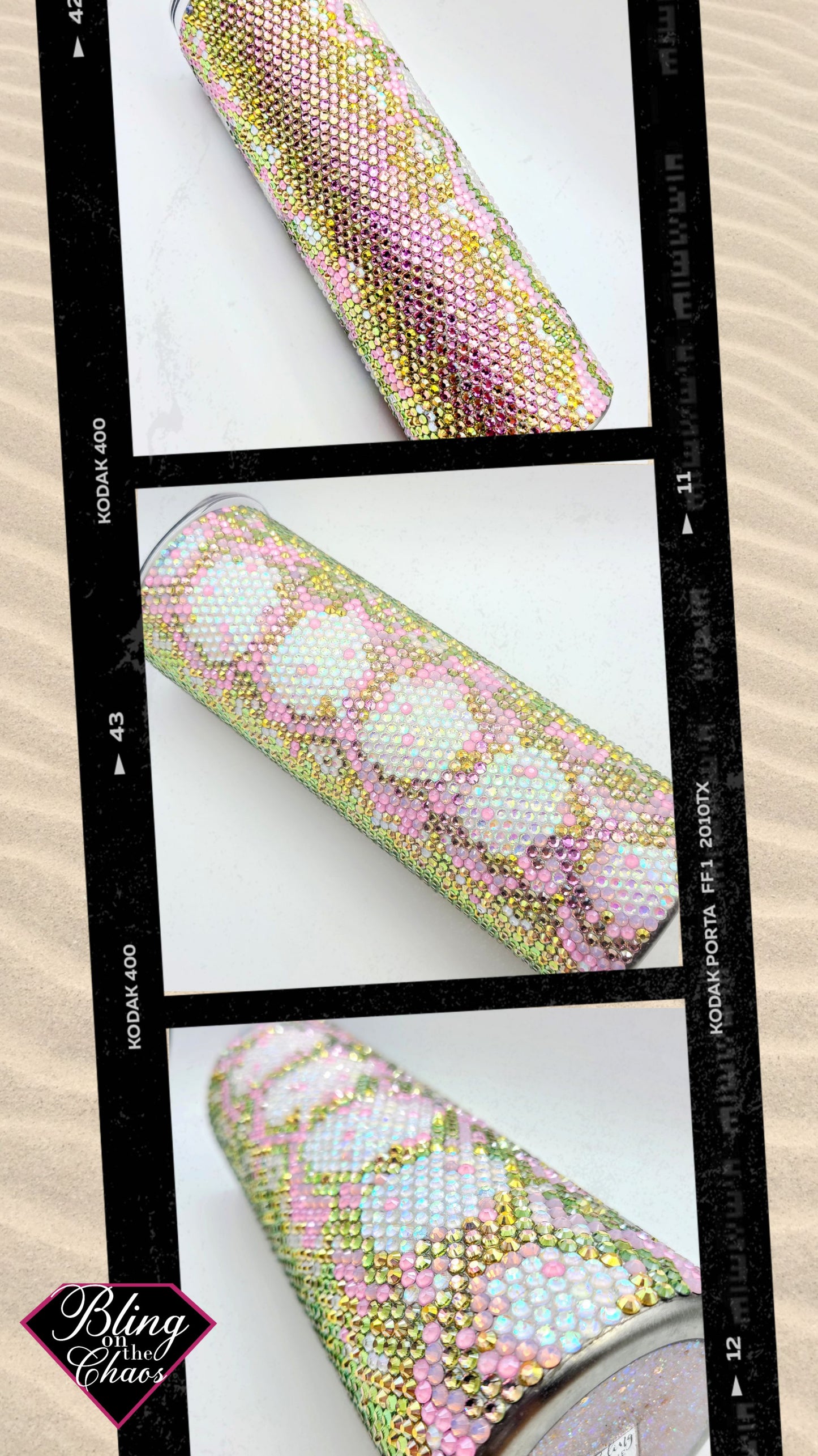 Python Pattern Pink Colourway – Bling on the Chaos