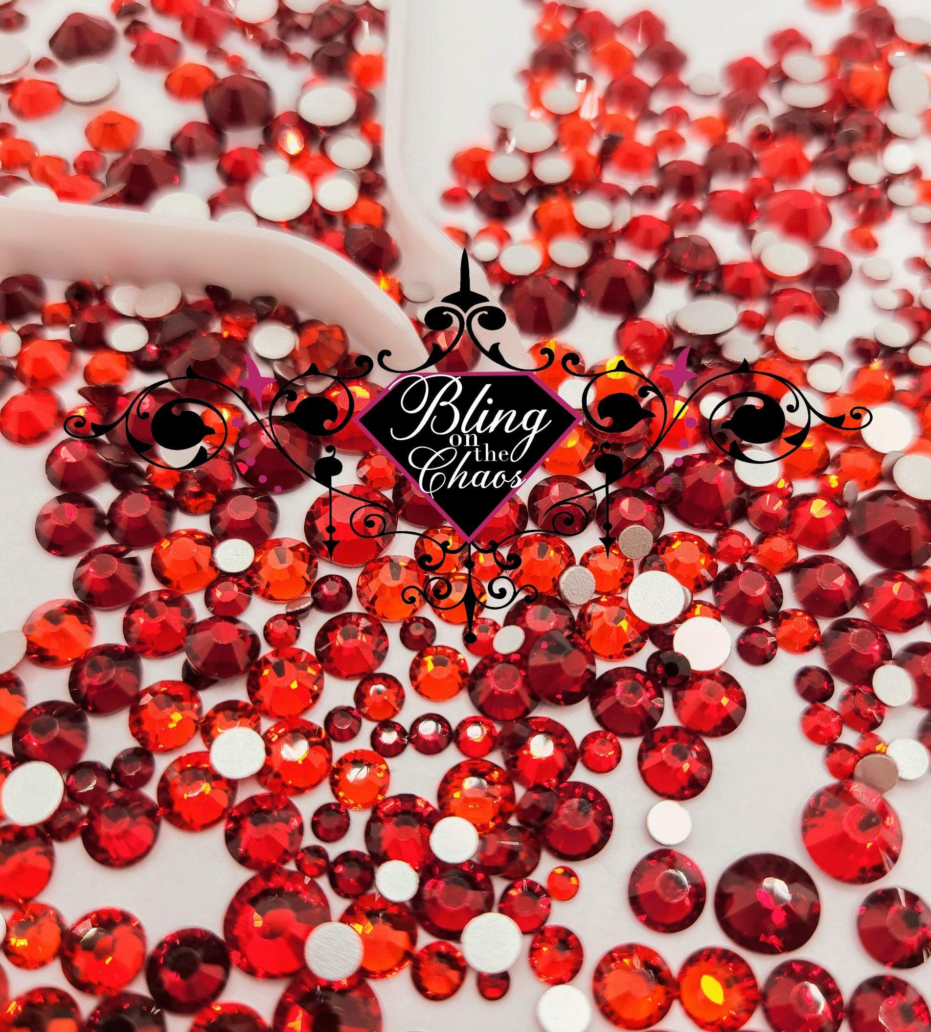 Red Hot Siam Rhinestone Mix - Specialty Collection – Bling on the Chaos