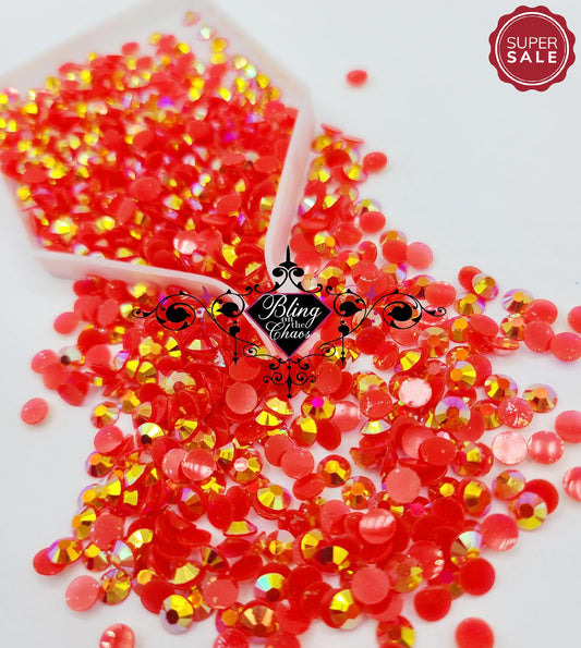 Red Licorice Jelly Resin Rhinestone-Jelly Resin Rhinestones-Bling on the Chaos