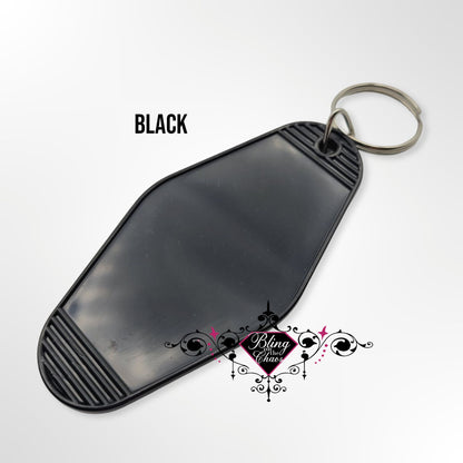 Retro Motel Keychain Blank-Keychain-Bling on the Chaos