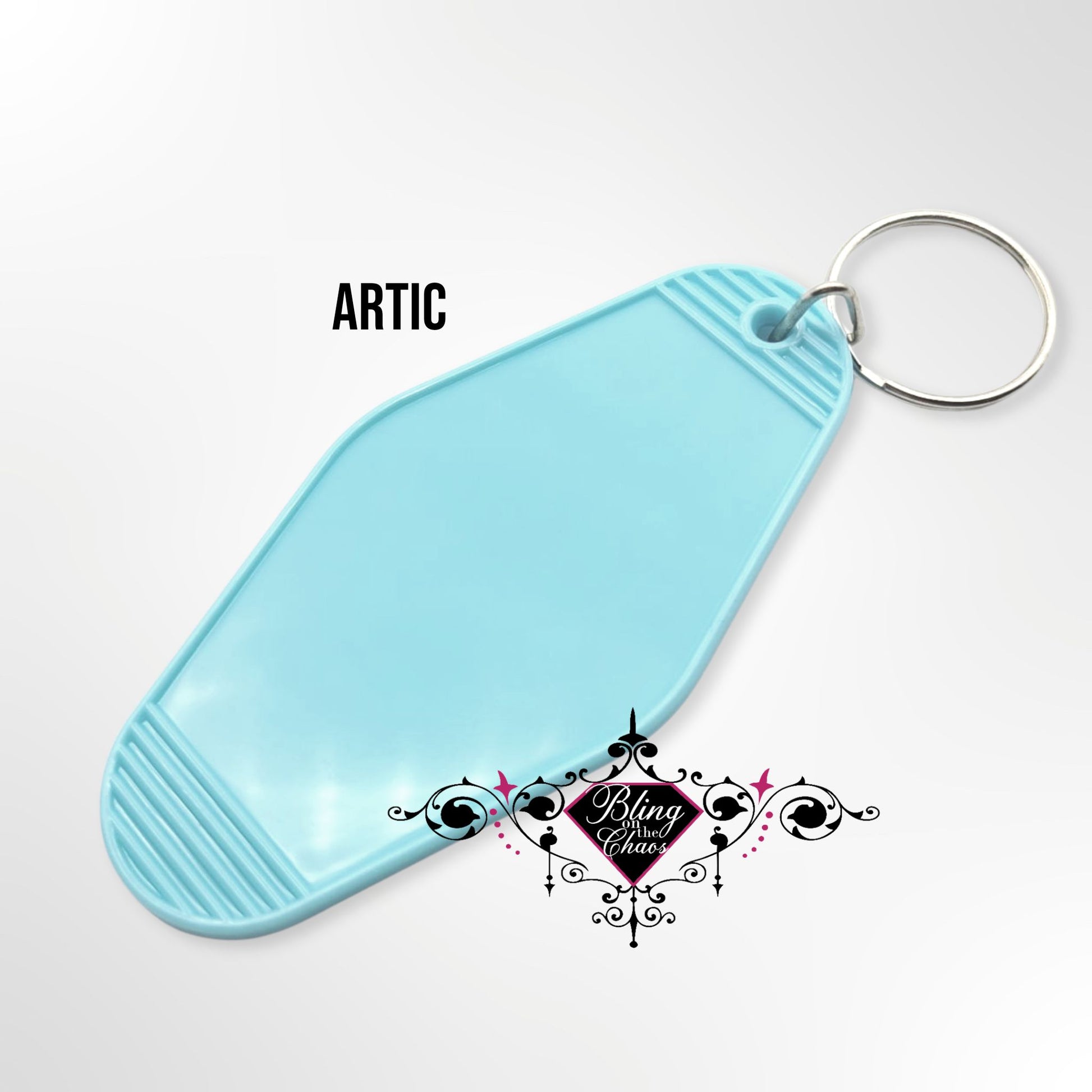 Retro Motel Keychain Blank-Keychain-Bling on the Chaos