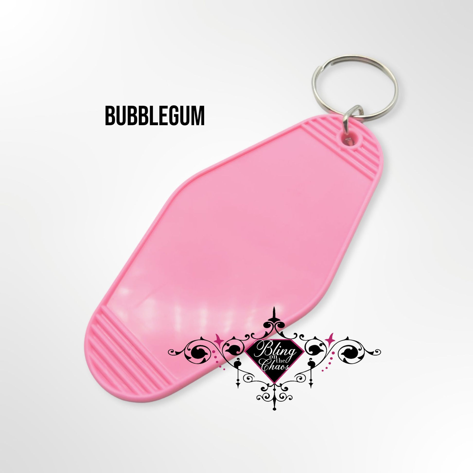 TECKWRAP Blank Motel Keychains Single / Pastel Pink