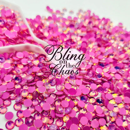 Rose Mocha Opal-Glass Rhinestones-Bling on the Chaos