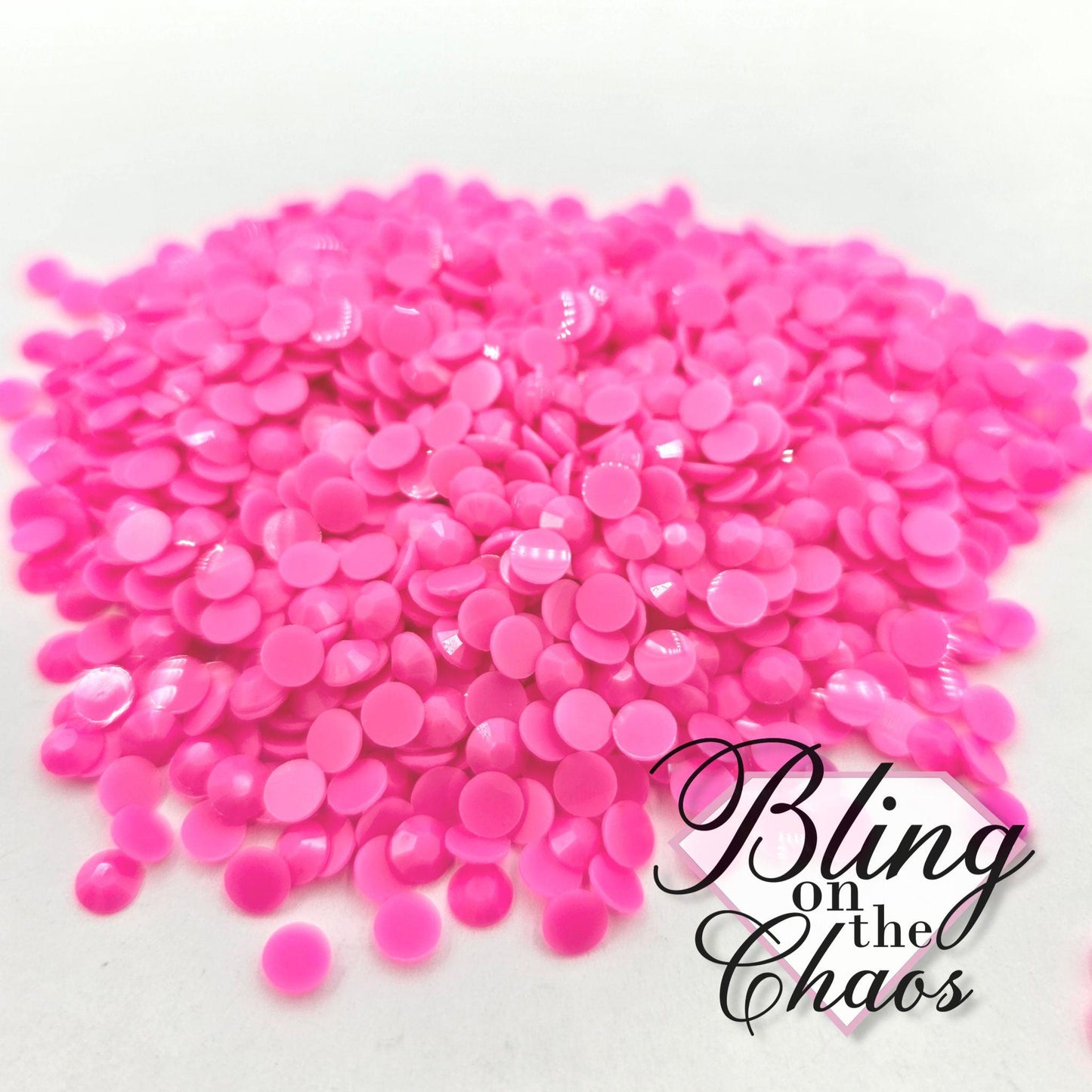 Rose Solid Jelly Resin Rhinestone-Jelly Resin Rhinestones-Bling on the Chaos