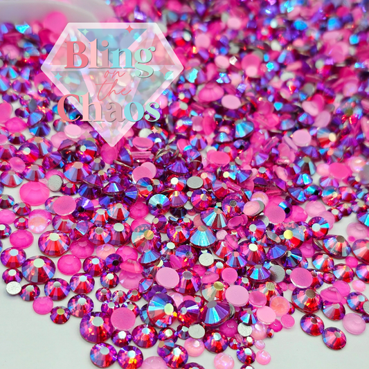 Secret Admirer Specialty Glass Mix-Glass Rhinestones-Bling on the Chaos