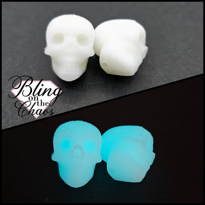 Skull Head Silicone Bead-Bling on the Chaos