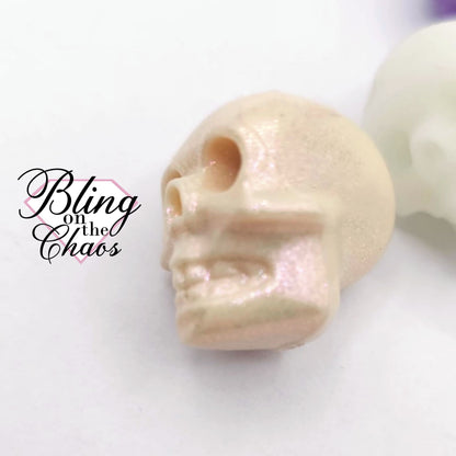 Skull Head Silicone Bead-Bling on the Chaos