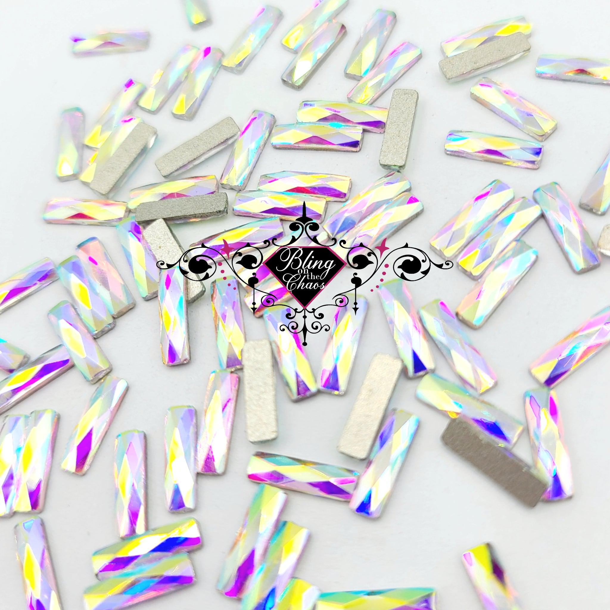 Sprinkle Rectangle Rhinestones – Bling on the Chaos