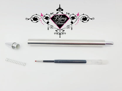 Stainless Steel Bling Pen & Accessories-Rhinestones & Flatbacks-Bling on the Chaos