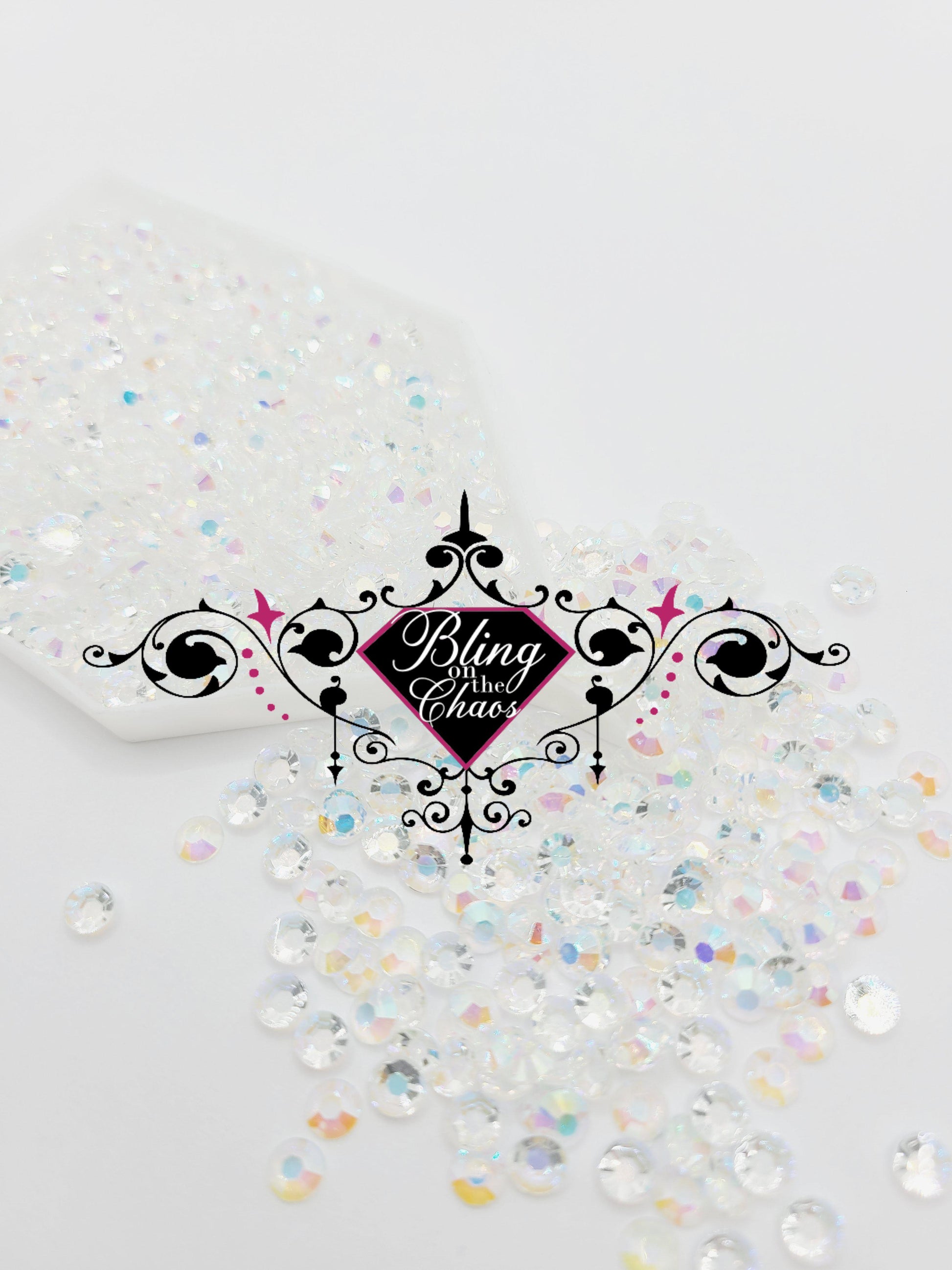 Sugar Cookie Transparent Resin Rhinestone-Jelly Resin Rhinestones-Bling on the Chaos