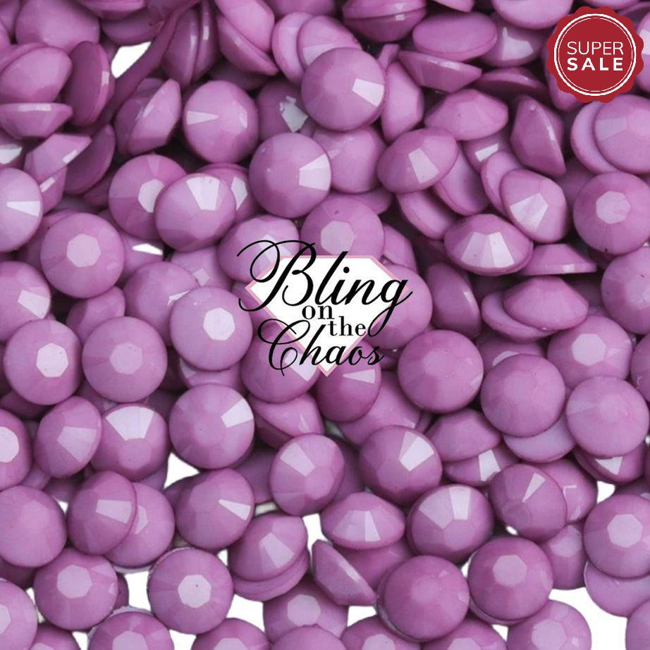 Taro Purple Macaroon Solid Jelly Rhinestone-Jelly Resin Rhinestones-Bling on the Chaos
