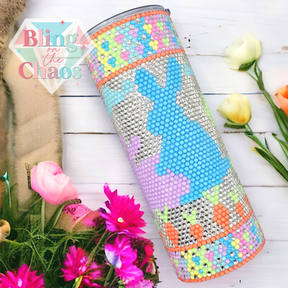 Hoppy Endings Naught Bunnies Honeycomb SS16 Pattern-Template-Bling on the Chaos
