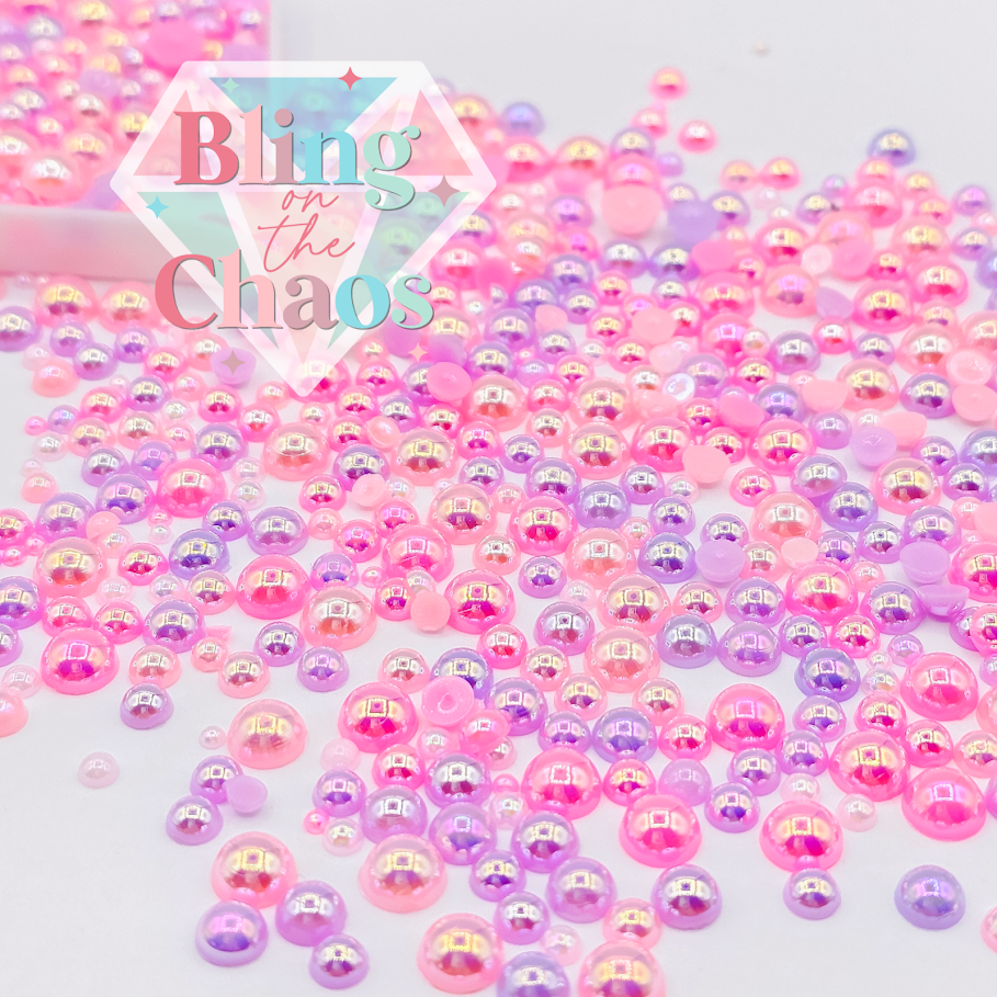 Pink Mother Of Pearl Mix-Bling on the Chaos