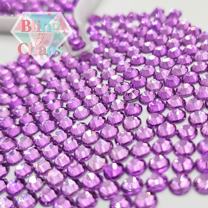 Purple Orchid Rhinestone-Glass Rhinestones-Bling on the Chaos