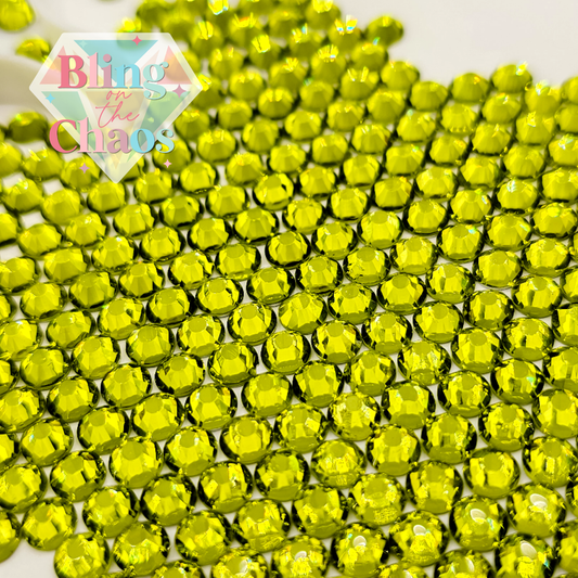 Chartreuse Rhinestone