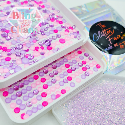 Lilac Squeeze Scatter Specialty Glass Mix