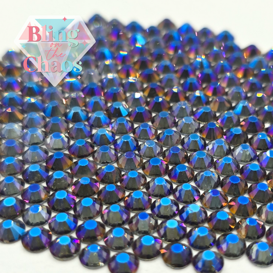 Midnight Blue Rhinestone-Glass Rhinestones-Bling on the Chaos