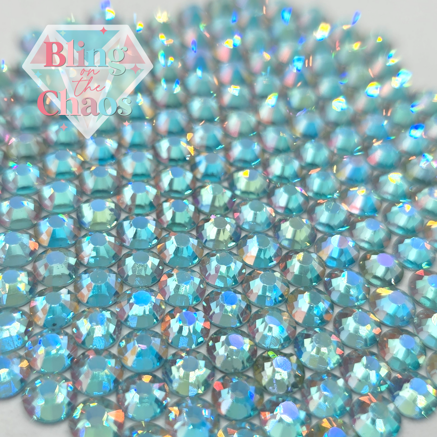 Divine Lake Blue Rhinestone