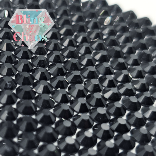 Black Neon Rhinestone-Glass Rhinestones-Bling on the Chaos