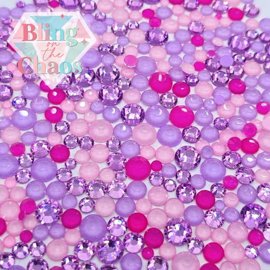 Lilac Squeeze Scatter Specialty Glass Mix