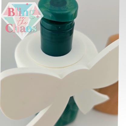 Bling the Bath Pump Cover Bow