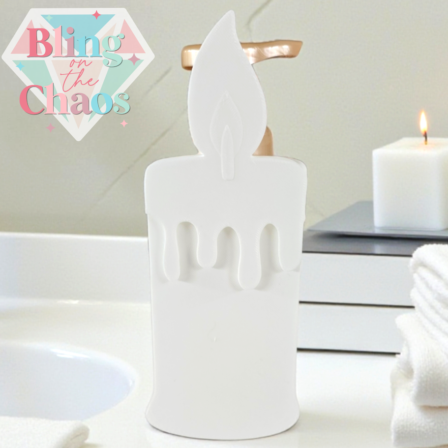 Bling the Bath Pump Candle Cover