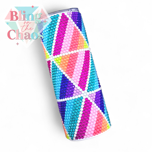 Rainbow Triangles SS20 24oz Plump Pattern