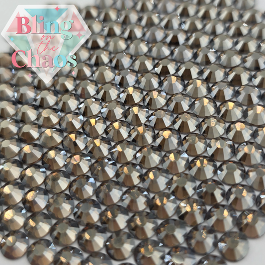 Smoke Topaz Luster Rhinestone