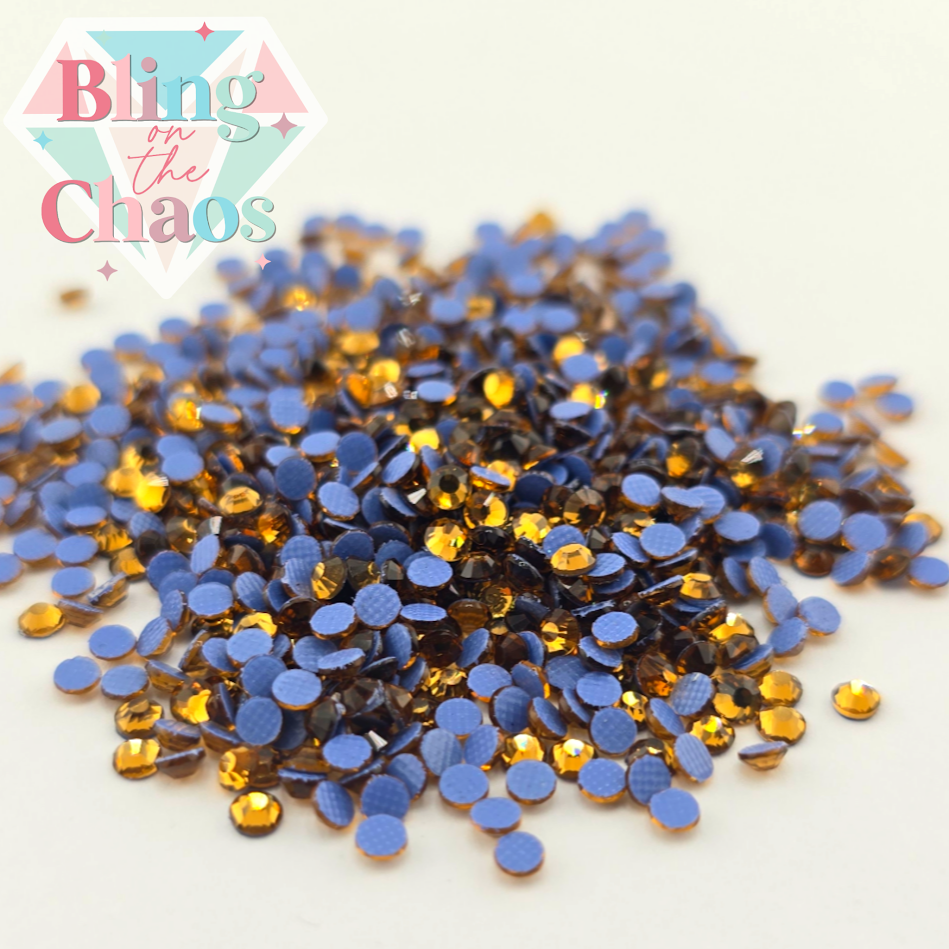 Light Colorado Topaz (LCT) Hotfix Rhinestones