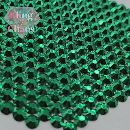 Metallic Green Rhinestone